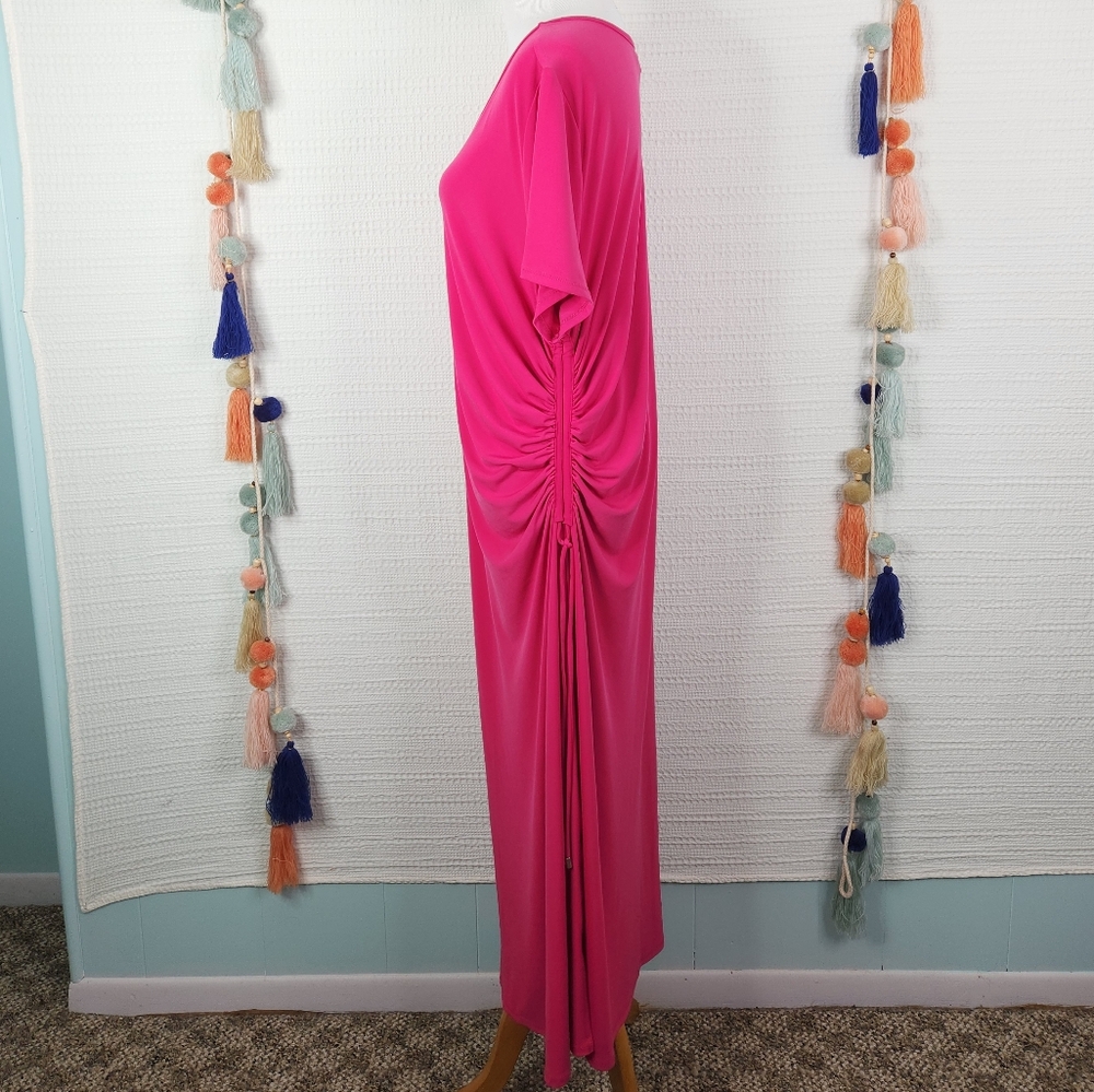 Lane Bryant Ruched Jersey Midi Dress - Picture 6 of 11